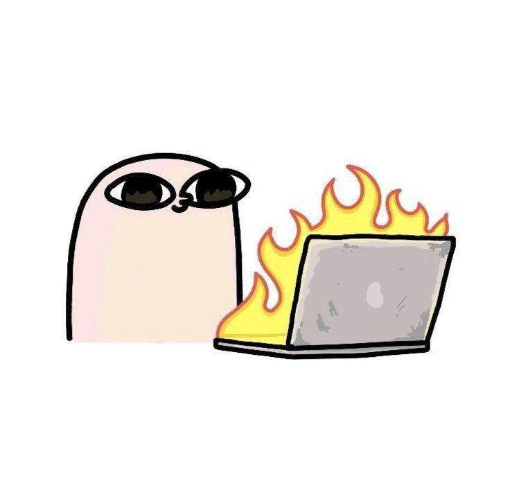 PC pegando fogo