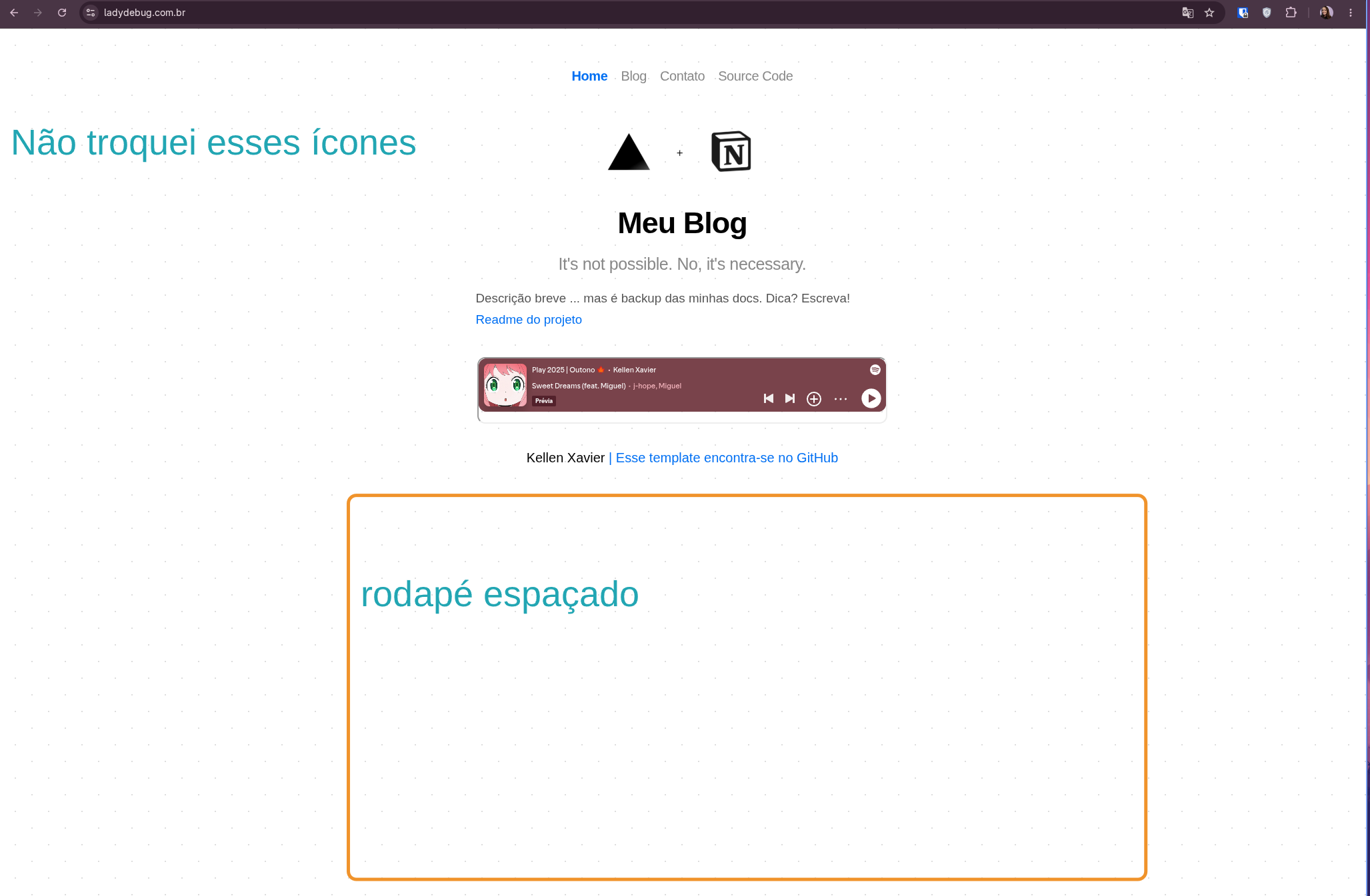 Blog antigo em Next.js + Notion